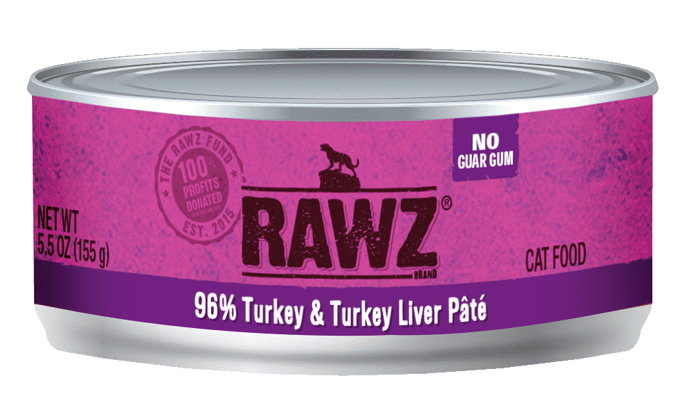 RAWZ - 96% Turkey & Turkey Liver Pate (Wet Cat Food) - cat food